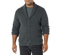 Amazon Essentials Homme Cardigan à Manches Longues et Col Châle, Doux Au Toucher