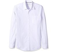 Amazon Essentials Homme Chemise en Popeline à Manches Longues, Style Décontracté, Coupe Standard