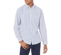 Amazon Essentials Homme Chemise en Popeline à Manches Longues, Style Décontracté, Coupe Standard