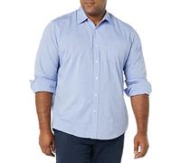 Amazon Essentials Homme Chemise en Popeline à Manches Longues, Style Décontracté, Coupe Standard