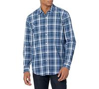 Amazon Essentials Homme Chemise en Popeline à Manches Longues, Style Décontracté, Coupe Standard