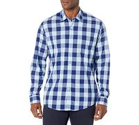 Amazon Essentials Homme Chemise en Popeline à Manches Longues, Style Décontracté, Coupe Standard