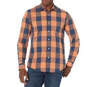Amazon Essentials Homme Chemise en Popeline à Manches Longues, Style Décontracté, Coupe Standard