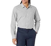 Amazon Essentials Homme Chemise en Popeline à Manches Longues, Style Décontracté, Coupe Standard