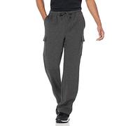 Amazon Essentials Homme Pantalon de Survêtement Cargo en Polaire à Ourlet Ouvert
