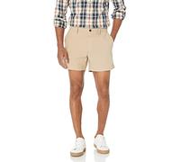 Amazon Essentials Homme Short Chino 13cm, Extensible et Confortable, à Devant Plat, Coupe Ajustée