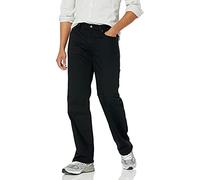 Amazon Essentials Jean bootcut à coupe droite - couleurs abandonnées Homme, Noir, 40W / 32L