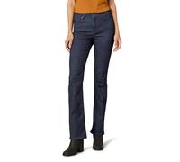 Amazon Essentials Jean Bootcut Extensible, Taille Mi-Haute - couleurs abandonnées Femme, Rincé, 36 Grande longueur