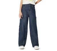 Amazon Essentials Jean Cargo pour Fille, Ultra Doux, Jambes Larges et Coupe Décontractée Fille