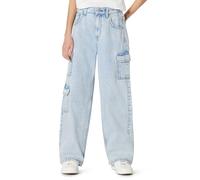Amazon Essentials Jean Cargo pour Fille, Ultra Doux, Jambes Larges et Coupe Décontractée Fille