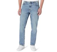 Amazon Essentials Jean Coupe Athlétique à Faible Élasticité Homme, teinté délavé Clair, 106,7 x 76,2 cm (l x L)