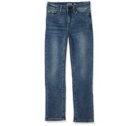 Amazon Essentials Jean pour garçon, coupe ajustée, denim extensible, délavé, taille 5 slim