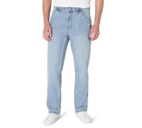 Amazon Essentials Jean Rigide Style Charpentier Workwear, Coupe Décontractée Homme, Bleu Vintage, 91,4 x 81,3 cm (l x L)