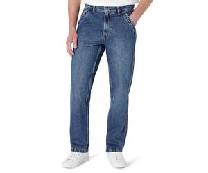 Amazon Essentials Jean Rigide Style Charpentier Workwear, Coupe Décontractée Homme, Pierre délavée, 91,4 x 81,3 cm (l x L)