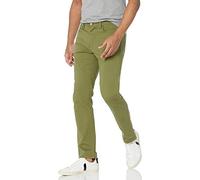 Amazon Essentials Jean Slim - couleurs abandonnées Homme, Vert Olive, 30W / 32L