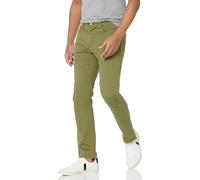 Amazon Essentials Jean Slim - couleurs abandonnées Homme, Vert Olive, 35W / 28L