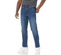 Amazon Essentials Jean Stretch Coupe décontractée (Grandes Tailles Disponibles) - Couleurs abandonnées Homme, Délavé Moyen, 50W / 30L