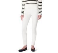 Amazon Essentials Jegging à Enfiler en Denim Extensible pour Femme, Taille mi-Haute, Blanc, Taille 10 Court