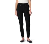 Amazon Essentials Jegging à Enfiler en Denim Extensible pour Femme, Taille mi-Haute, Noir, Taille 12 Court