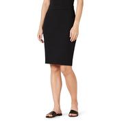 Amazon Essentials Jupe Crayon ajustée Ponte Above The Knee, Facile à Enfiler Femme, Noir, S