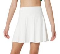 Amazon Essentials Jupe-Short de Tennis et de Golf Active FormFlex Ultra Douce avec Short Intégré Fille, Blanc, 6-7 ans