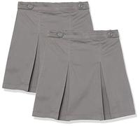 Amazon Essentials Jupes-Shorts Uniformes Fille, Lot de 2, Gris, 6-7 Ans Slim