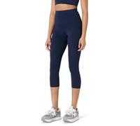 Amazon Essentials Legging Court d’Entraînement et de Yoga Active FormFlex Ultra Doux, Taille Haute, Entrejambe de 48 cm Femme, Bleu Marine, XL