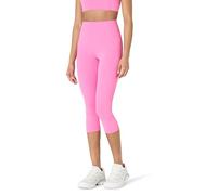 Amazon Essentials Legging Court d’Entraînement et de Yoga Active FormFlex Ultra Doux, Taille Haute, Entrejambe de 48 cm, avec Poches Femme, Rose Flamingo, XL