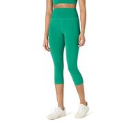 Amazon Essentials Legging Court d’Entraînement et de Yoga Active FormFlex Ultra Doux, Taille Haute, Entrejambe de 48 cm Femme, Vert Émeraude, S