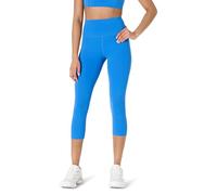 Amazon Essentials Legging d’Entraînement et de Yoga Ultra Doux, Longueur Capri et Taille Haute, Entrejambe de 48,3cm Femme, Bleu Océan, XL