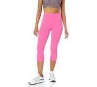 Amazon Essentials Legging de sport 7/8 à taille haute modelant (existe en grandes tailles) Femme, Rose Vif, 4XL Grande Taille