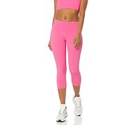 Amazon Essentials Legging de Sport 7/8 à Taille mi-Haute modelant Femme, Rose Vif, XS