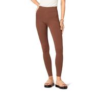 Amazon Essentials Legging en Maille Ponte (Grandes Tailles Disponibles) Femme, Brun Profond, XXL
