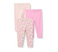 Amazon Essentials Legging Fille, Lot de 3, Pommes/Rose, 3 ans