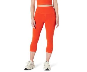 Amazon Essentials Legging Long d’Entraînement et de Yoga Active FormFlex Ultra Doux, Taille Haute, Entrejambe de 70 cm Femme, Rouge Vif, S