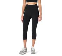 Amazon Essentials Legging pour la Gym et l’Entraînement Active Total Train, Longueur Mollet et Taille Haute, Entrejambe de 48cm Femme, Noir, XXL