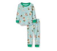 Amazon Essentials Lot de Pyjamas en Coton, Coupe Ajustée Garçon, Animaux de la Forêt, 6-7 ans