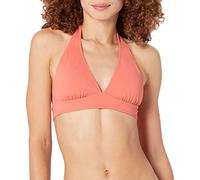 Amazon Essentials Maillot de Bain Bikini à Nouer au Niveau du Cou offrant Un léger Soutien de la Poitrine (Grandes Tailles Disponibles) Femme, Rose Corail, 48