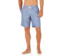 Amazon Essentials Maillot de Bain pour Homme 22,9 cm avec Doublure en Maille, Poches, Cordon de Serrage, imprimé géométrique Bleu, Taille XL