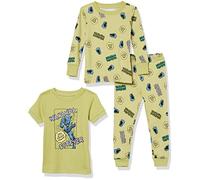 Amazon Essentials Marvel Ensembles De Pyjama, Coupe Ajustée, 3 Pièces Garçon, 3-piece Marvel Black Panther Set, 3 ans