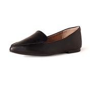 Amazon Essentials Mocassin Femme, Noir Faux Cuir, 37 EU