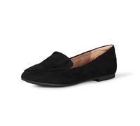 Amazon Essentials Mocassin Femme, Noir Micro Suède, 35 EU