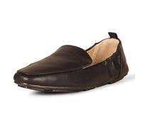 Amazon Essentials Mocassins Souples à Enfiler à Bout carré pour Femme, Cuir synthétique Noir, Pointure 9