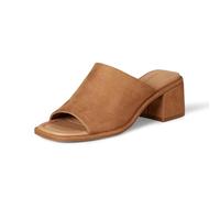 Amazon Essentials Mules à Talons carrés Femme, Havane Simili Micro Suède, 37 EU