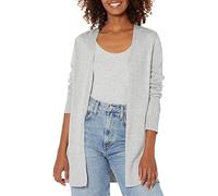 Amazon Essentials Open-front Cardigan, Gilet Femme, Gris (Light Grey Heather Lgh), X-Small