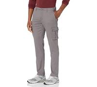 Amazon Essentials Pantalon Cargo Extensible, Coupe ajustée (Grandes Tailles Disponibles) Homme, Gris Foncé, 32W / 32L
