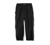 Amazon Essentials Pantalon Cargo Parachute Mixte Enfante, Noir, 4 Ans