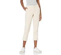Amazon Essentials Pantalon Chino Court et Extensible, Taille Mi-Haute, Coupe Cintrée et Jambes Fuselées (Disponible en Grandes Tailles) Femme, Havane Clair, 42