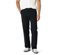 Amazon Essentials Pantalon Chino En Coton Coupe Décontractée Homme, Noir, 34W / 32L