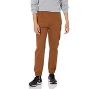Amazon Essentials Pantalon Chino Esprit Jogging Coupe Droite Homme, Brun Kaki Foncé, XXL